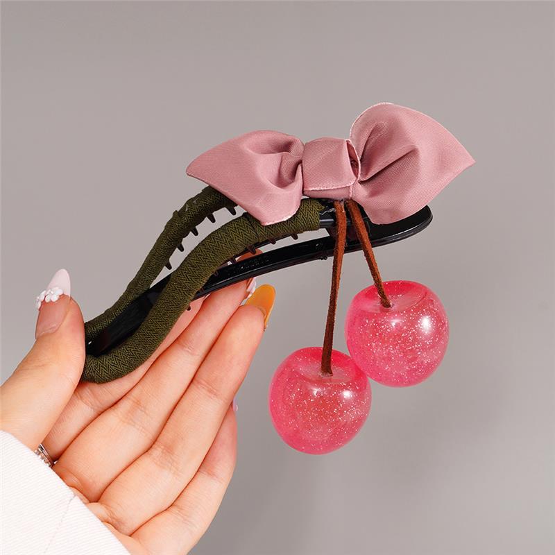 Large Cherry Hair Claw Clip for Women