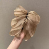 Elegant Chiffon Big Bow Banana Hair Clip