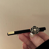 Velvet Camellia Side Hair Clips Vintage Chanel Style Barrettes Elegant Hair Pins
