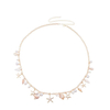Seashell Starfish Pearl Chain Belt - Beach Boho Adjustable Waist Jewelry