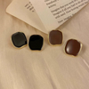 Irregular Square Stud Earrings, Luxury Minimalist Ear Jewelry for Women