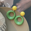 Dopamine Colorful Hoop Earrings