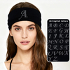 26-letter Hot Diamond Elastic Hair Band