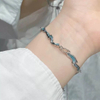 Ins Style Cherry Blossom Crystal Zircon Bracelet for Women