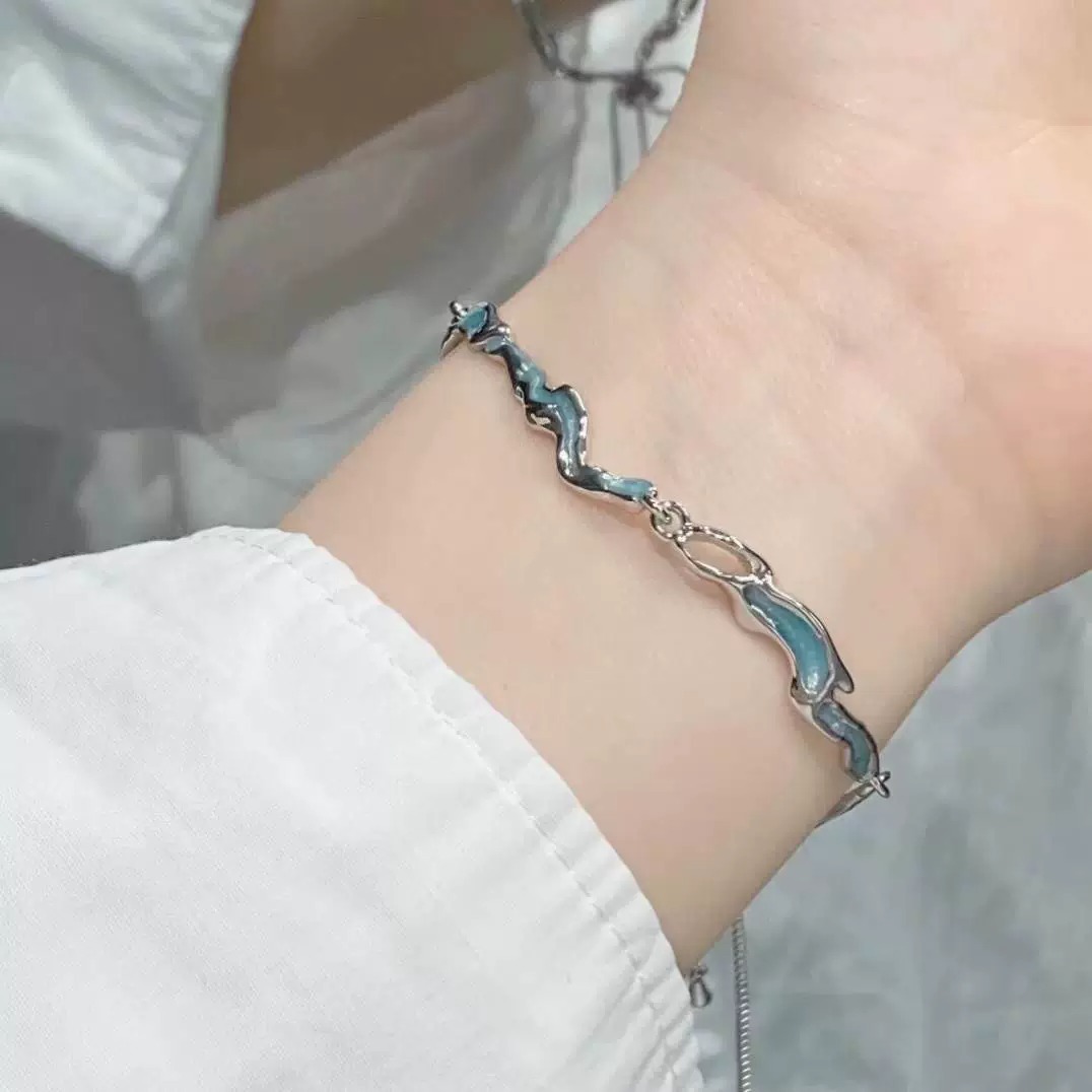 Ins Style Cherry Blossom Crystal Zircon Bracelet for Women