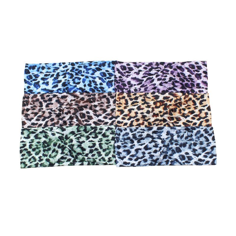 Knotted Leopard Print Headband for Women