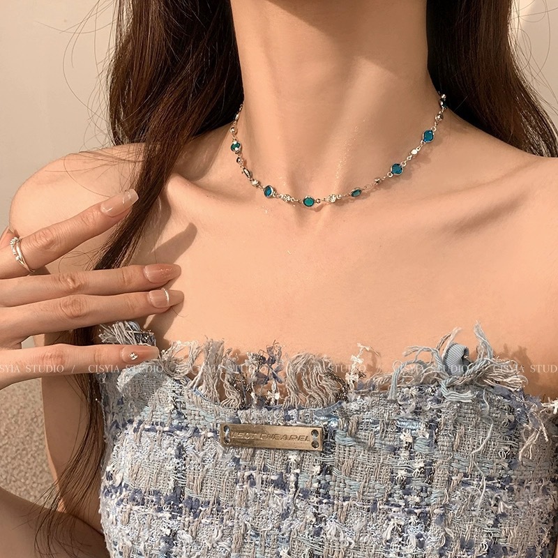 Fashion Summer Double Layer Butterfly Choker Necklace