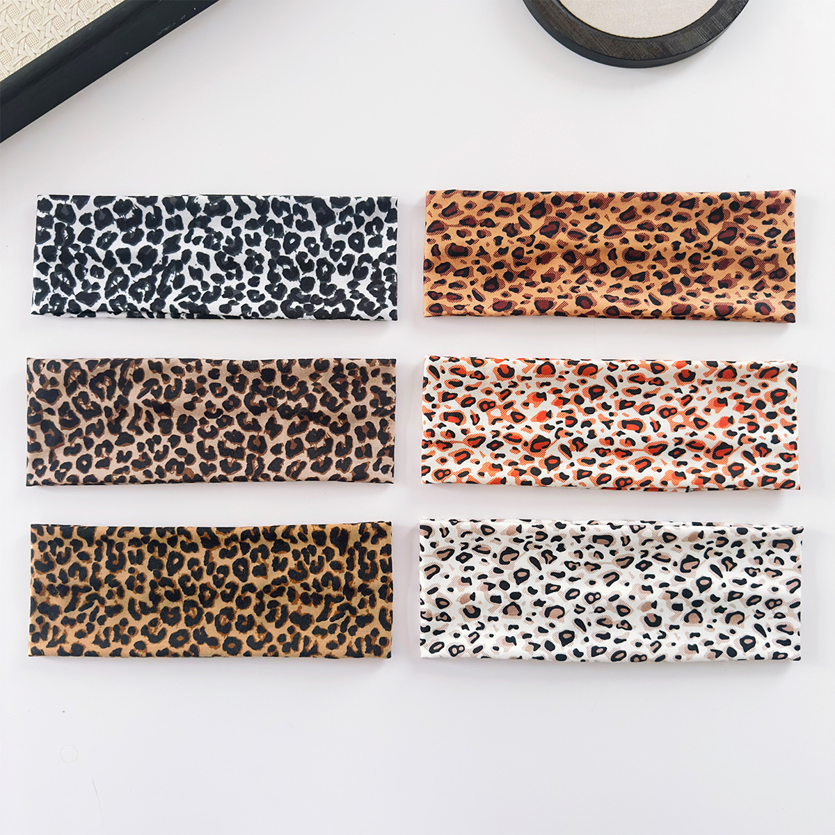 Retro Leopard Print High-elastic Hair Band