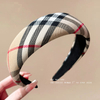 Classic Khaki Plaid Headband