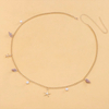 Seashell Starfish Pearl Chain Belt - Beach Boho Adjustable Waist Jewelry