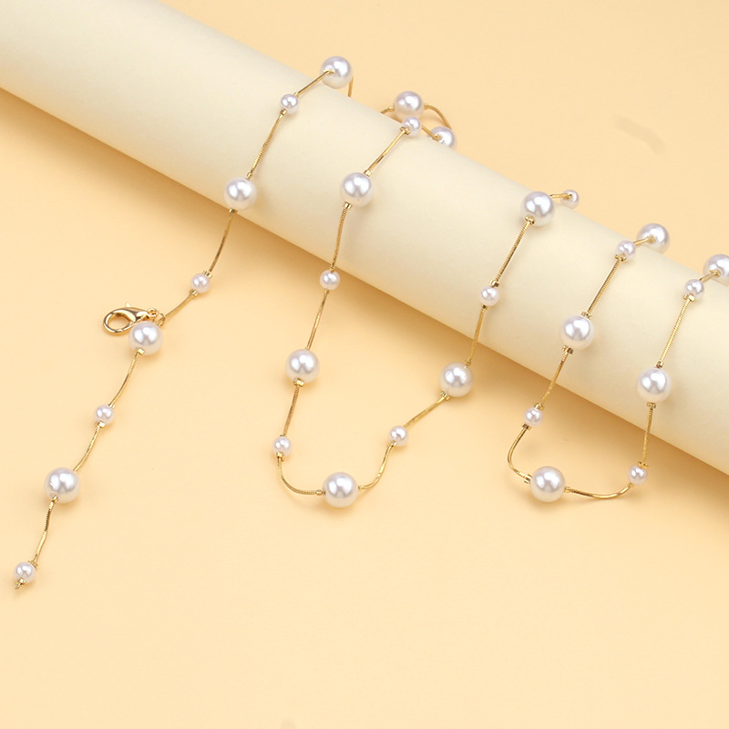 Faux Pearl Drop Waist Chain