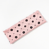 Retro diamond-patterned small floral knitted hair band