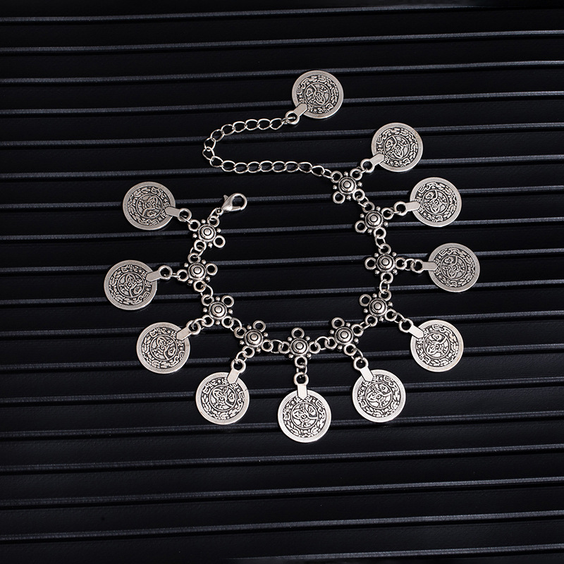 Bohemian Vintage Tassel Coin Anklet