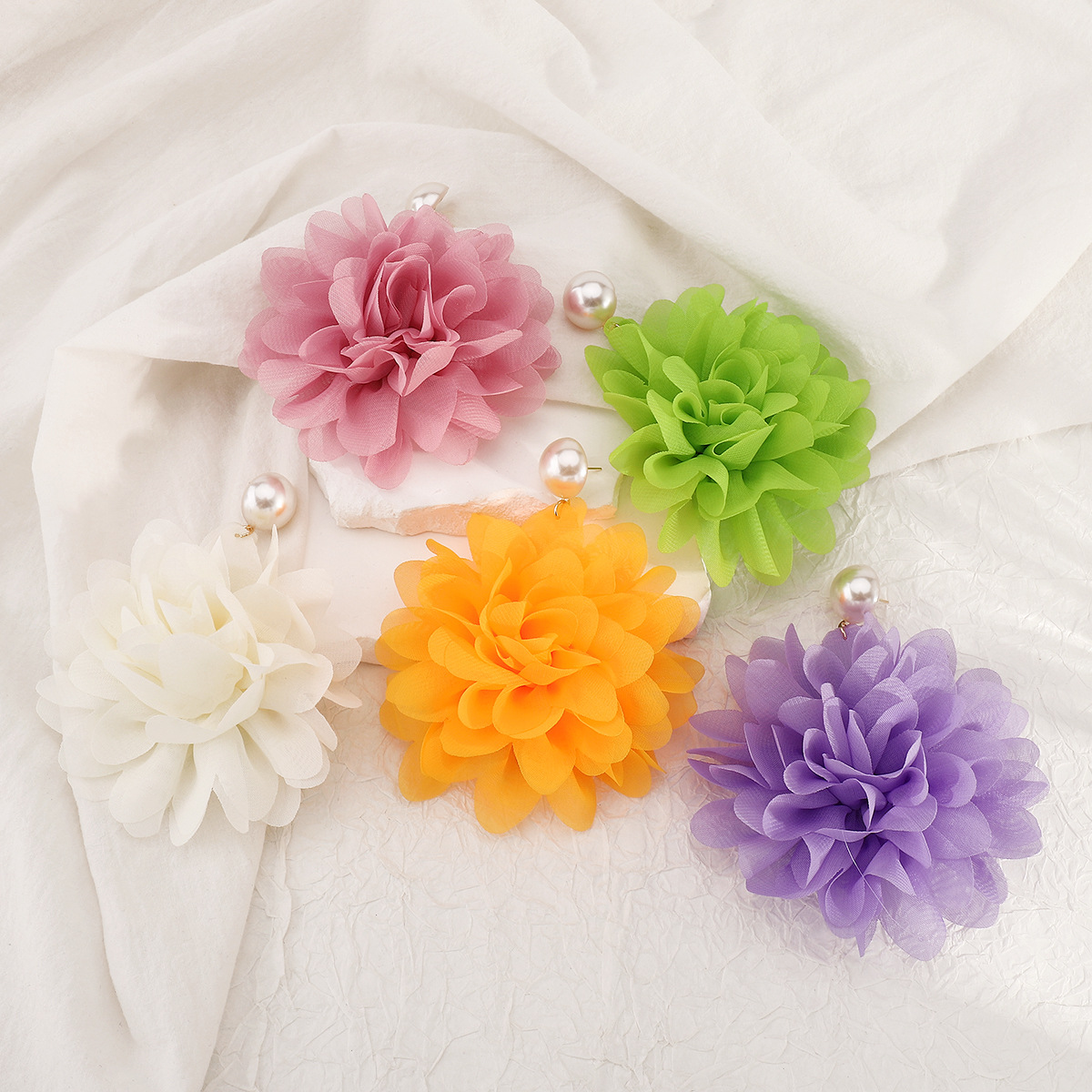 Summer Sweet Fresh Floral Drop Earrings