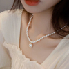 Elegant Pearl Choker with Center Drop Pearl | Feminine Luxury Jewelry for Women