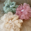 Summer Chiffon Flower Hair Claw Clips