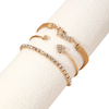 Love Heart Diamond Bracelet Jewelry Set for Women
