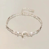 Ins Style Cherry Blossom Crystal Zircon Bracelet for Women