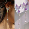 Fairy Sweet Butterfly Tassel Earrings for Women