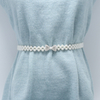 New Fashion Pearl Rhinestone Flower Waist Chain for Women