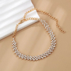 Sparkling Wave Rhinestone Anklet | Silver Crystal Foot Jewelry 