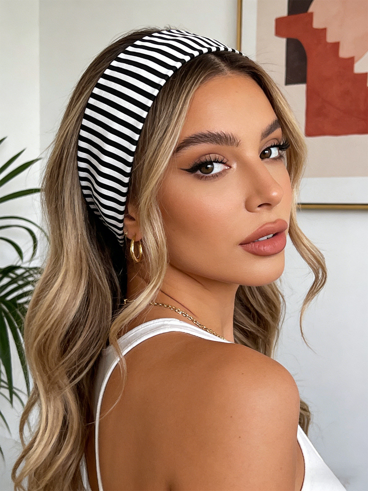 Colorful And Fashionable Striped Hair Band