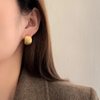 Matte Brushed Drop Earrings for Women