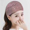 Sequin Lace Fabric Wide Headband for Women