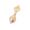 Minimalist Solid Color Bow Stripe Hair Clip