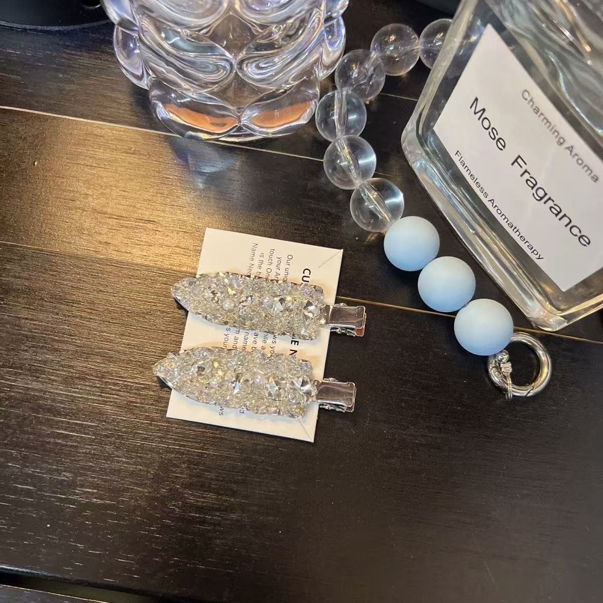 Exquisite Rhinestone Invisible Hair Clip