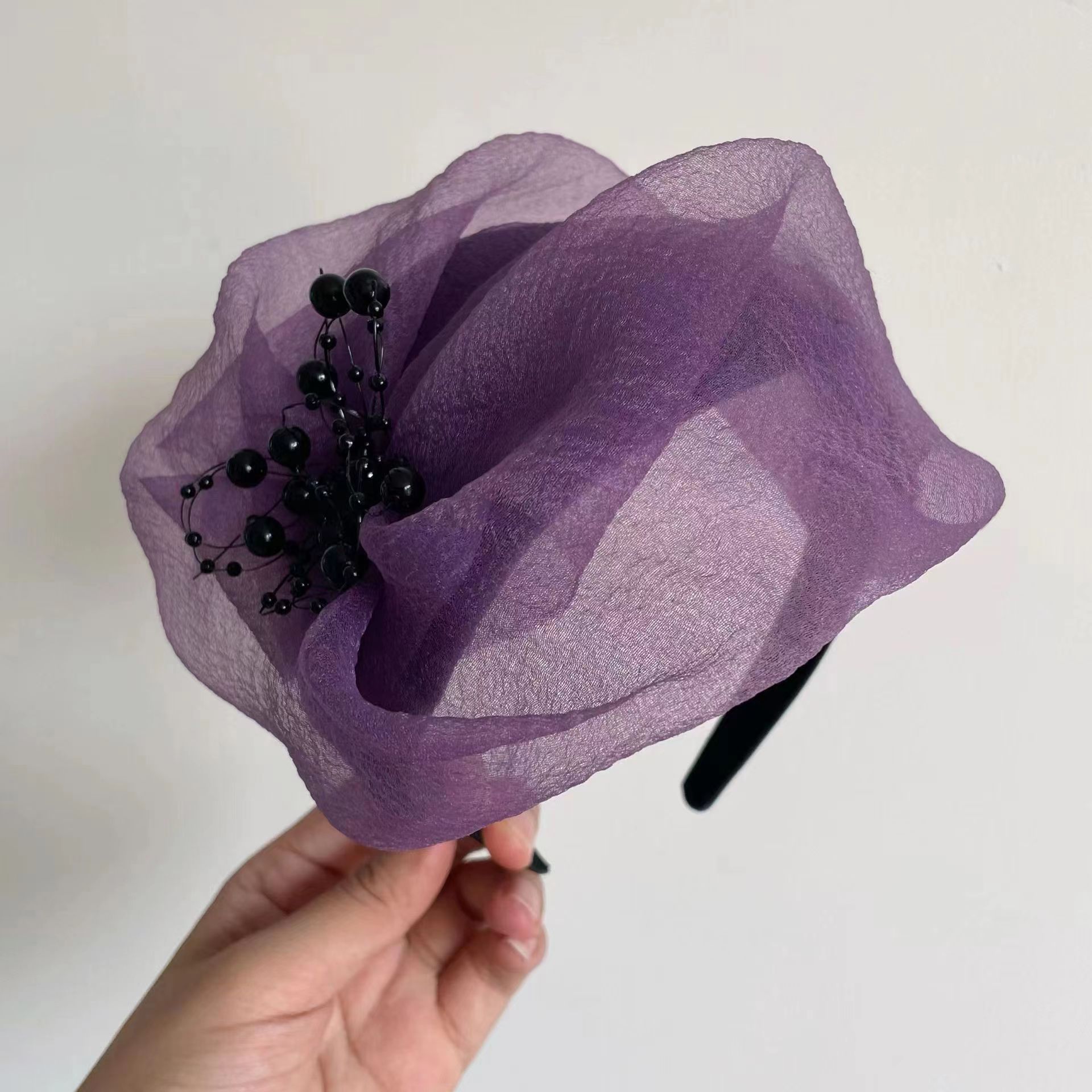 Fashion Mesh Hat Headband