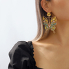 Vintage Palace Hollow Butterfly Earrings