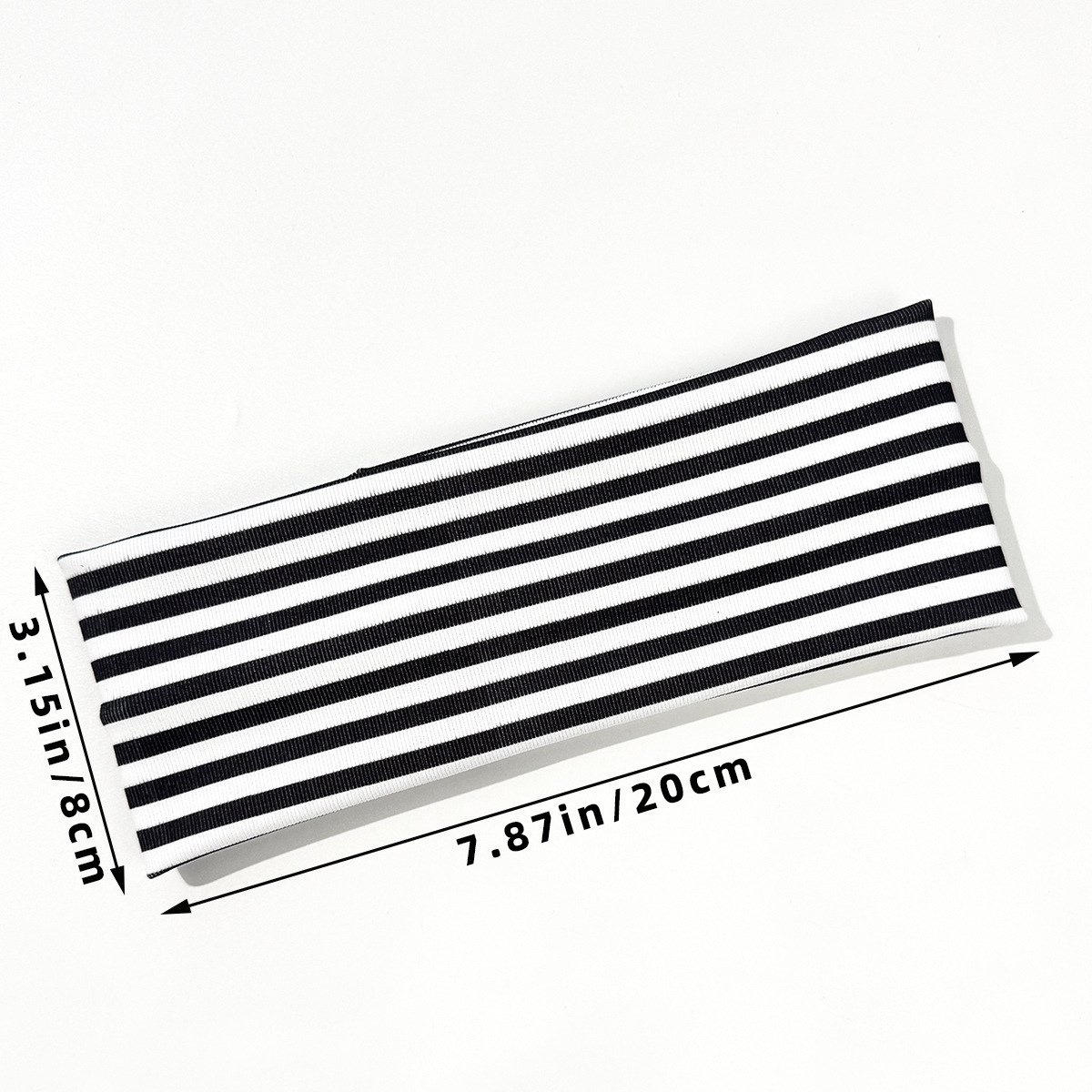 European And American Striped Elastic Hair Bands