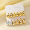 Fashionable And Flamboyant Earring Set