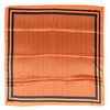 New Vintage Print Satin Square Scarf 90*90cm