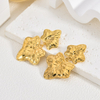 Tassel Flower Stainless Steel Earrings Luxury Earrings