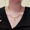 Elegant Pearl Choker with Center Drop Pearl | Feminine Luxury Jewelry for Women