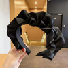High Top Pleated Headband for Women Wide Hair Hoop