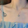 Dreamy Planet Universe Saturn & Earth Necklace