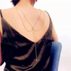European Fashion Back Chain Necklace for Women – Rhinestone Back Body Chain