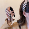 Classic Khaki Plaid Headband