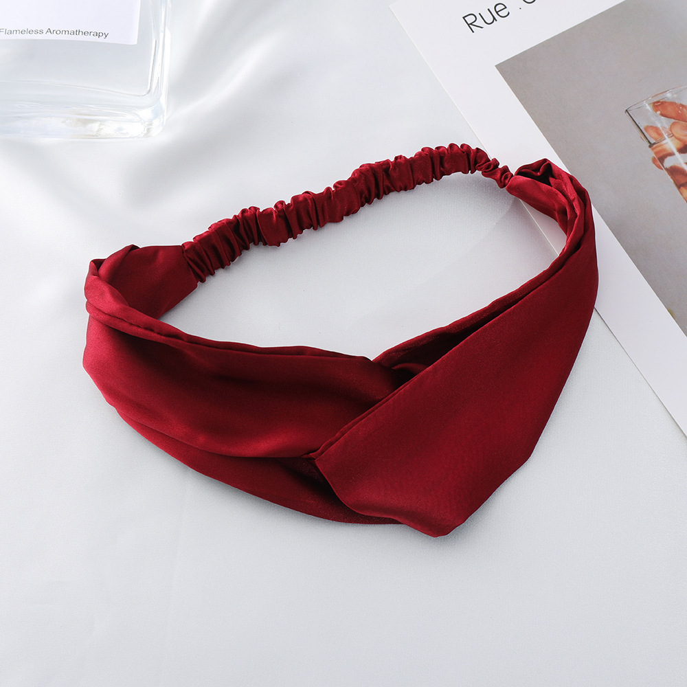 Simple Satin Headband for Women