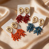 Ocean Style Coral Earrings for Women