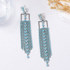 Cross-Border Long Geometric Tassel Earrings for Women