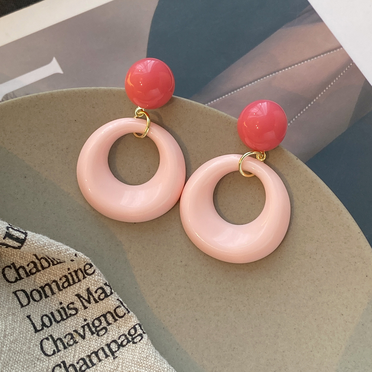 Dopamine Colorful Hoop Earrings