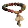 Rainbow Lotus Colorful Bracelet for Women Summer Ins Small Niche Orchid Pendant