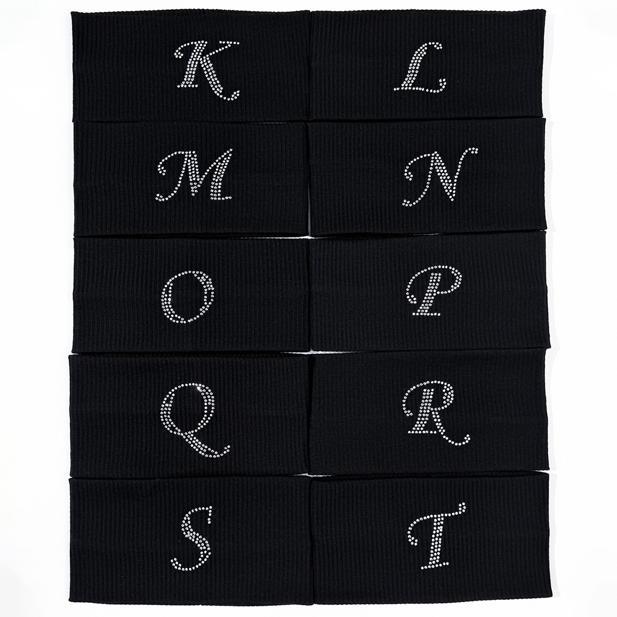 26-letter Hot Diamond Elastic Hair Band