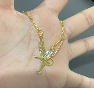New Hot Sale Rhinestone Angel Wing Necklace for Women