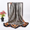 New Vintage Print Satin Square Scarf 90*90cm