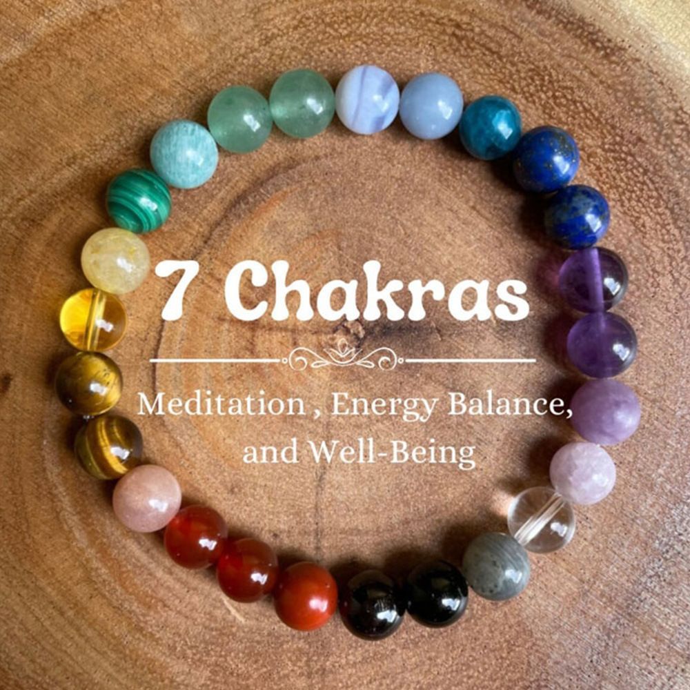 Natural Stone Beaded Bracelet | Healing Crystal Jewelry